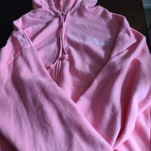 VS PINK zip-up hoodie Coral